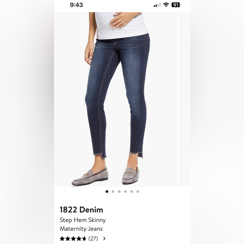 1822 skinny maternity jeans